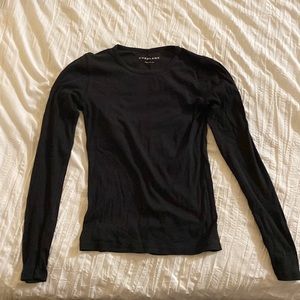 Everlane Ribbed Long Sleeve Shirt